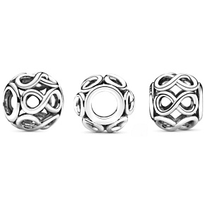 Prívesok Striebro 925 Infinite Glow, korálik náramku priateľstva