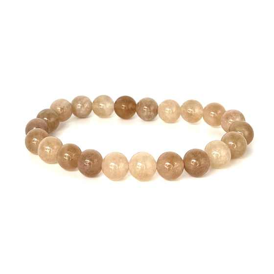 Turmalínový náramok elastický prírodný kameň, guľôčka 8 mm / 16 - 17 cm, strážca dobrej nálady