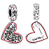 Prívesok Striebro 925 Keith Haring Heart Art Lines, People and Hearts, prívesok náramok