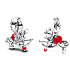 Charm Disney Mickey Mouse Amorský, přívěsek na náramek film