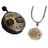 Orgonitový amulet, Strom života, generátor energie, prírodný kameň (7 čakier) + epoxidová živica + lano 22 g
