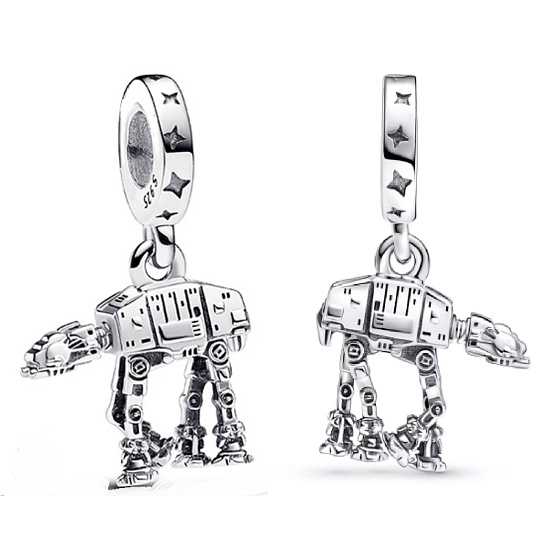 Charm Striebro 925 Marvel Star Wars AT-AT Walker, prívesok na náramok film
