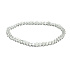 Krištáľ náramok elastický fazet prírodný kameň 3mm / 16 - 17cm, kameň kameňov