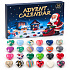 Adventní kalendář – 24 barevných srdíček | Každý den malý dárek z lásky