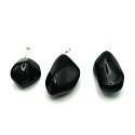 Obsidián Dúhový tromlovaný prívesok prírodný kameň, 2,2 - 3 cm, 1 kus, kameň spásy