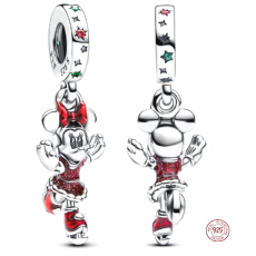 Charm Sterlingové stříbro 925 Minnie na bruslích, přívěsek na náramek film Charm Sterlingové stříbro 925 Minnie na bruslích, přívěsek na náramek film