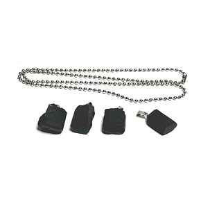 Turmalín / Skoryl prívesok prírodný kameň 1,5 cm 1 kus, strážca dobrej nálady