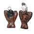 Obsidián Moka Anjel strážny prívesok prírodný kameň 2 - 2,2 cm, záchranný kameň