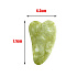 Serpentine Gua Sha redukuje vrásky, opuchy, zlepšuje elasticitu pokožky 4,3 x 7,1 cm, liečivý kameň