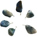 Shattuckit Troml prívesok prírodný kameň M, cca 2,5 cm, spirit stone