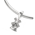 Charm Sterlingové stříbro 925 Větrný mlýn – domov, klid a láska, korálek na náramek symbol
