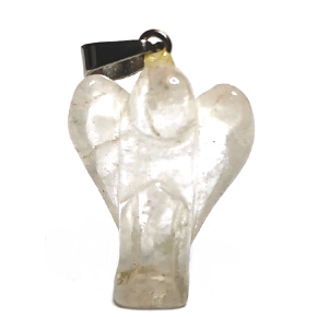 Krištáľový prívesok anjel strážca prírodný kameň ručne brúsený 2,6 cm 1 kus, kameň kamene Krištáľový prívesok anjel strážca prírodný kameň ručne brúsený 2,6 cm 1 kus, kameň kamene