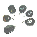 Heliotrop / Bloodstone India Troml prívesok prírodný kameň, 2,2-3 cm, 1 kus, kameň odvahy