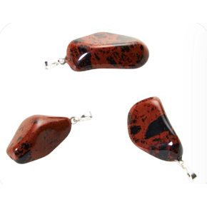 Obsidián Moka Troml prívesok prírodný kameň, 2,2-3 cm, 1 kus, záchranný kameň