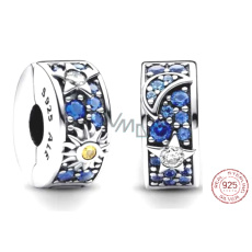 Prívesok Striebro 925 Slnko, hviezda a mesiac, zátka, klip korálik na náramok príroda Prívesok Striebro 925 Slnko, hviezda a mesiac, zátka, klip korálik na náramok príroda