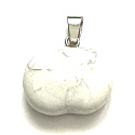 Magnezit / Howlit Jablko poznania prívesok prírodný kameň 1,5 cm, očistný kameň
