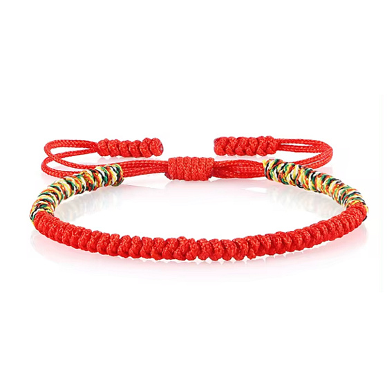 Tibetský Budhistický náramok pre šťastie 17 - 27 cm