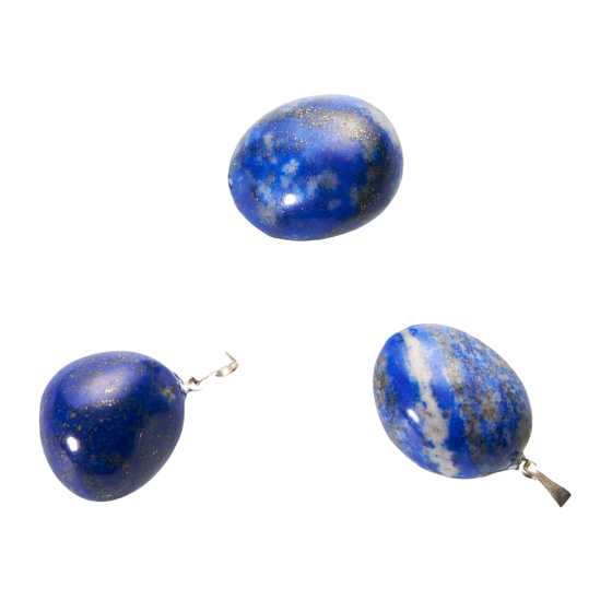 Lapis Lazuli Troml prívesok prírodný kameň, 2,2-3 cm, 1 kus, harmonický kameň
