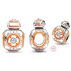 Prívesok Striebro 925 Marvel Star Wars Droid BB-8, korálik na náramok