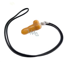 Aventurin oranžový Penis amulet pro plodnost, přívěsek přírodní kámen ručně broušený 3 cm, kámen štěstí a prosperity Aventurin oranžový Penis amulet pro plodnost, přívěsek přírodní kámen ručně broušený 3 cm, kámen štěstí a prosperity