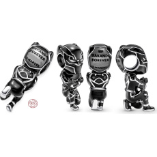 Prívesok Striebro 925 Marvel The Avengers, Black Panther, korálik na náramku film