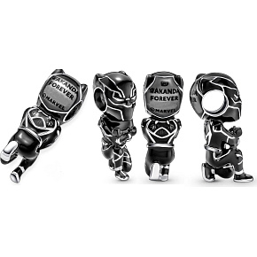 Prívesok Striebro 925 Marvel The Avengers, Black Panther, korálik na náramku film