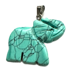 Tyrkenit Slon přívěsek přírodní kámen, ručně broušená figurka 32 x 45 mm, kámen mladých lidí, hledá životní cíl Tyrkenit Slon přívěsek přírodní kámen, ručně broušená figurka 32 x 45 mm, kámen mladých lidí, hledá životní cíl