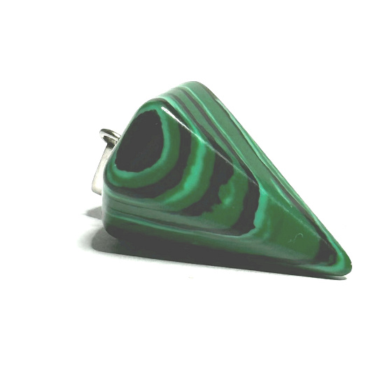 Malachitové kyvadlo 2,2 cm, kameň splnených želaní