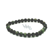 Jaspis Kambaba náramok elastický prírodný kameň, guľôčka 6 mm / 16 - 17 cm, kameň pozitívnej energie Jaspis Kambaba náramok elastický prírodný kameň, guľôčka 6 mm / 16 - 17 cm, kameň pozitívnej energie