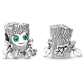 Prívesok Striebro 925 Roztomilý stromový tvor korálek na náramku film