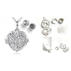 Pamätník, pamätný prívesok na urnu, srdcový olivový list, vodotesný, nerezová oceľ 18 mm