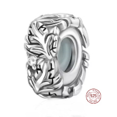 Prívesok Striebro 925 Letáky, korálik na náramku príroda