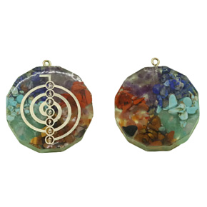 Orgonitový amulet, generátor energie 3,5 cm na voskovanej šnúre 60 cm