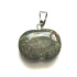 Heliotrop / Bloodstone Jablko poznania prívesok prírodný kameň 1,5 cm, kameň odvahy