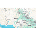 Charm Pákistán vlajka - houpající se mapa, přívěsek na náramek cestování