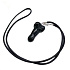 Obsidian Penis amulet pro plodnost, přívěsek přírodní kámen ručně broušený 3 cm, kámen záchrany