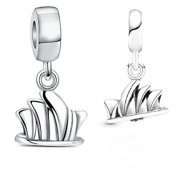 Charm Austrálie Sydney - Opera, cestovný náramok prívesok