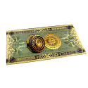 Talisman Zlatá plastová bankovka 100 Bitcoin
