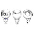 Prívesok Striebro 925 Dedko - pán Múdry, korálik pre náramok rodina