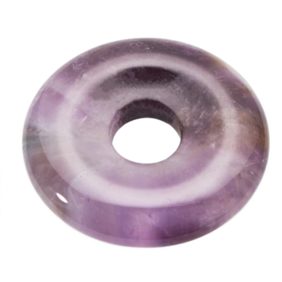 Ametyst Donut prírodný kameň 30 mm, kameň kráľov a biskupov