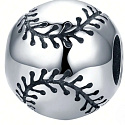 Prívesok Striebro 925 I Love Baseball Texas Rangers lopta, korálek na náramku šport