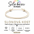 Šňůrkový náramek Síla barev – Slonová kost | Symbol elegance, vytříbeného vkusu a nadčasovosti | nastavitelný 16 - 30 cm