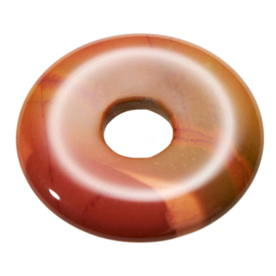 Mokait Donut prírodný kameň 30 mm, motivačný kameň, motivačný kameň