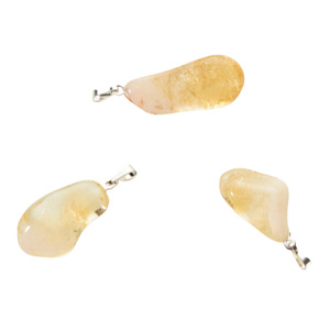 Citrín prívesok prírodný kameň S, kvalita AA, kameň hojnosti, úspechu