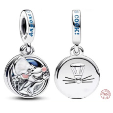 Prívesok zo striebra 925 Disney Pixar Ratatouille 2v1, filmový náramok