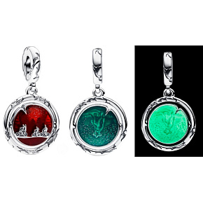 Charm Stranger Things Vzhůru nohama žářící ve tmě - Upside Down, luminozní přívěsek na náramek film Charm Stranger Things Vzhůru nohama žářící ve tmě - Upside Down, luminozní přívěsek na náramek film