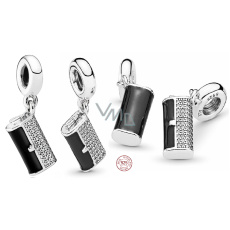Prívesok striebro 925 Kabelka písanie tašky, náramok prívesok, záujmy Prívesok striebro 925 Kabelka písanie tašky, náramok prívesok, záujmy