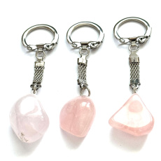 Rosie's Trommel prívesok na kľúče prírodný kameň, cca 10 cm, kameň lásky