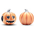 Prívesok Striebro 925 Svietiaca svietiaca tekvica - svietenie v tme, korálik na halloweenskom náramku