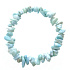 Larimar náramok elastický prírodný kameň 19 cm, kameň bájnej Atlantídy